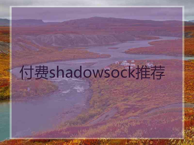 付费shadowsock推荐