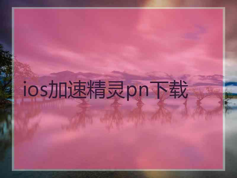 ios加速精灵pn下载