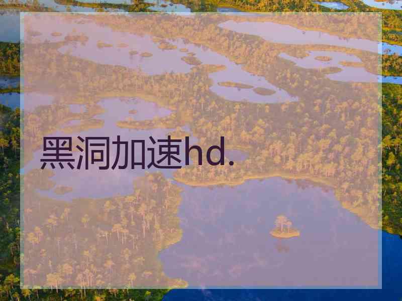 黑洞加速hd.