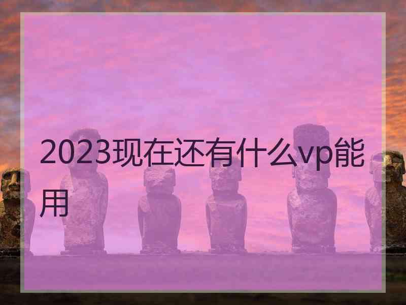 2023现在还有什么vp能用